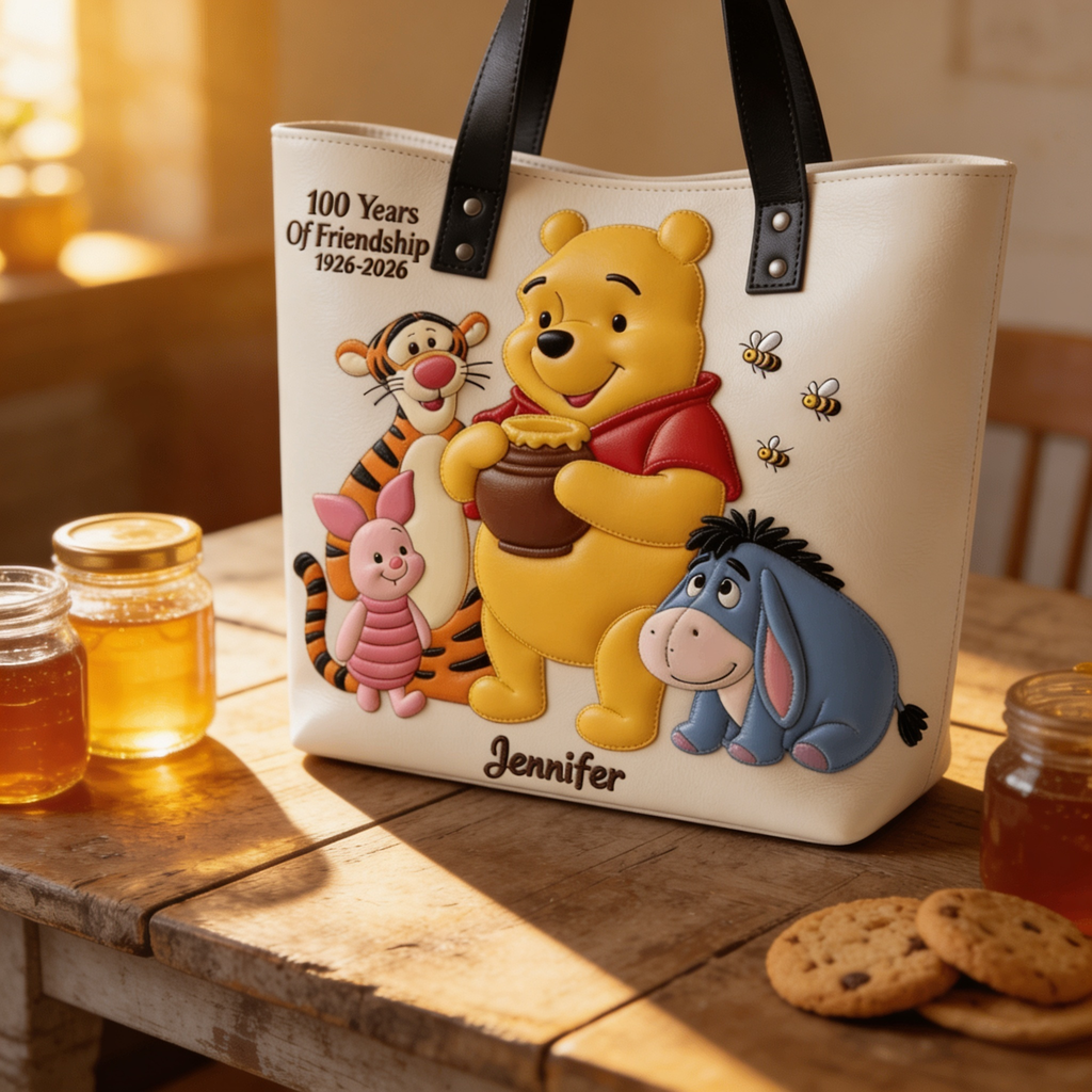 Personalized Honey Bear Tote Bag Gift for Movie Fans