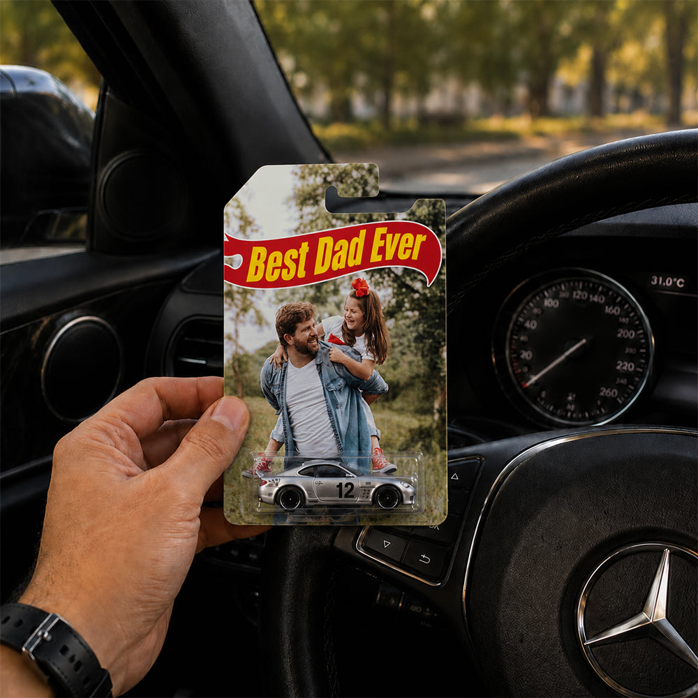 Personalized Toy Car Photo Gift for Dad on Father's Day HN590 - Hot Wheels GradoCreations