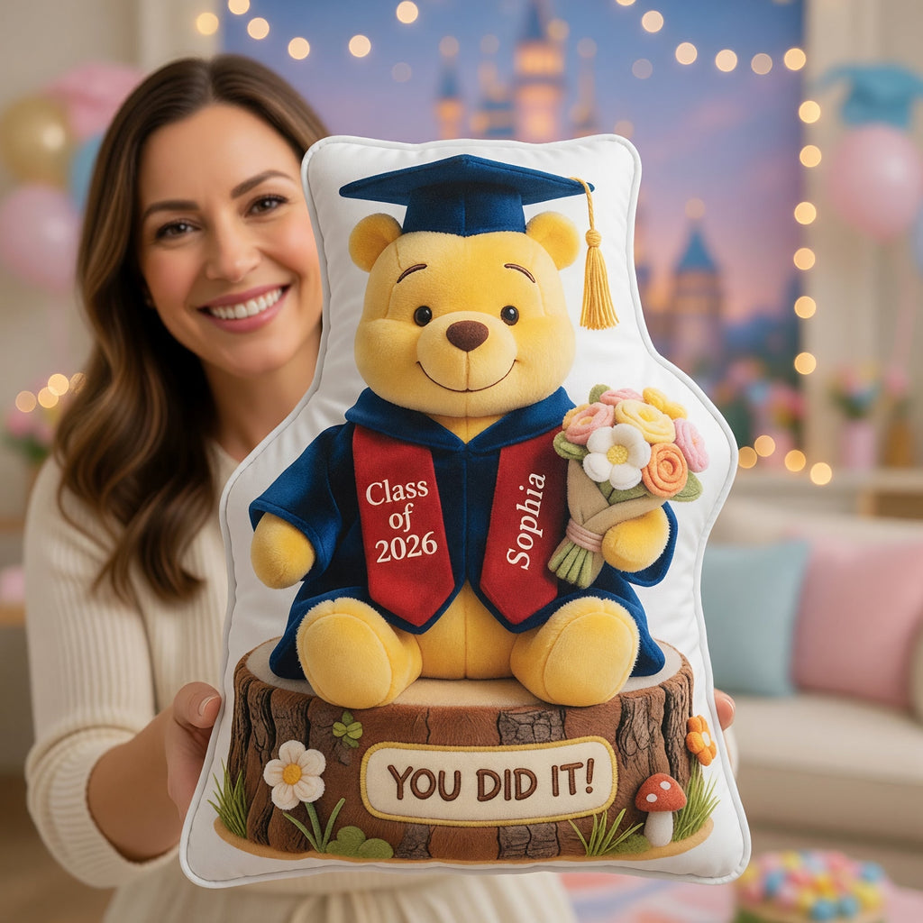 Personalized Graduation Pillow Class of 2026 Custom Gift for Him/Her