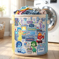 Personalized Quilted Laundry Basket Custom Design for Mom Gift Quilted Laundry Basket GradoCreations