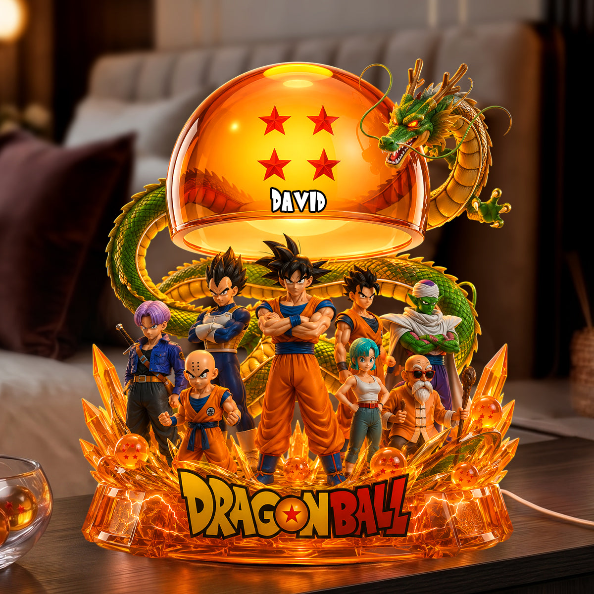Personalized Acrylic Light Box Dragon Ball Gift for Movie Fans