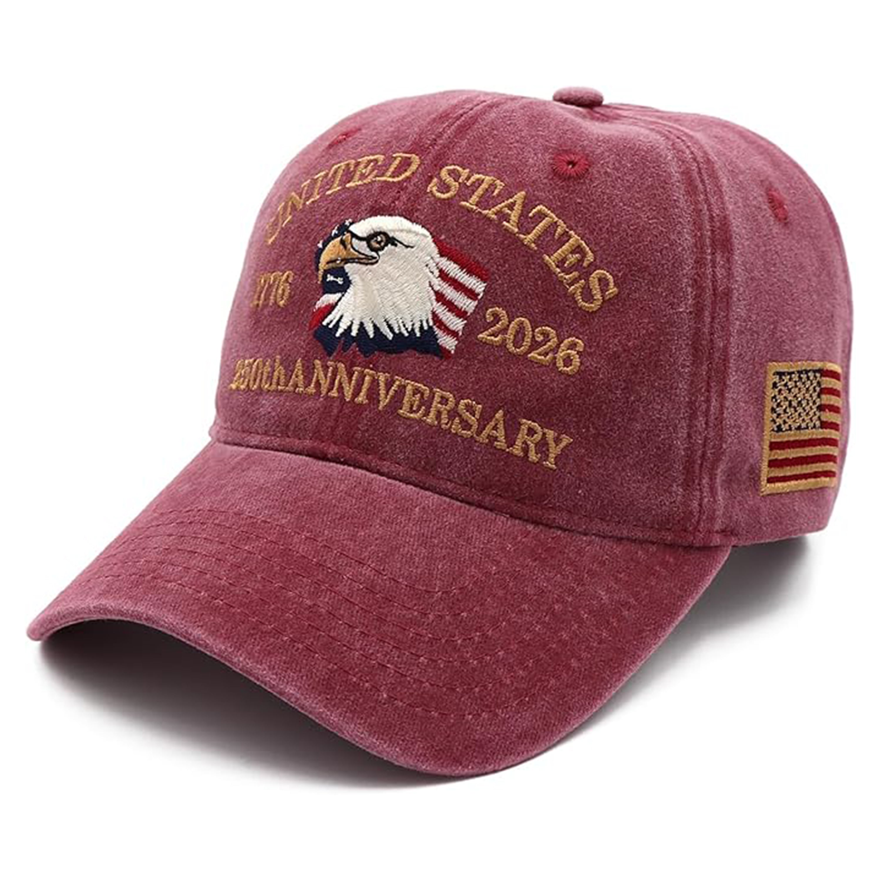 Personalized Patriotic Baseball Cap Embroidery Gift for Dad HN590 - Embroidery Hat Josh GradoCreations