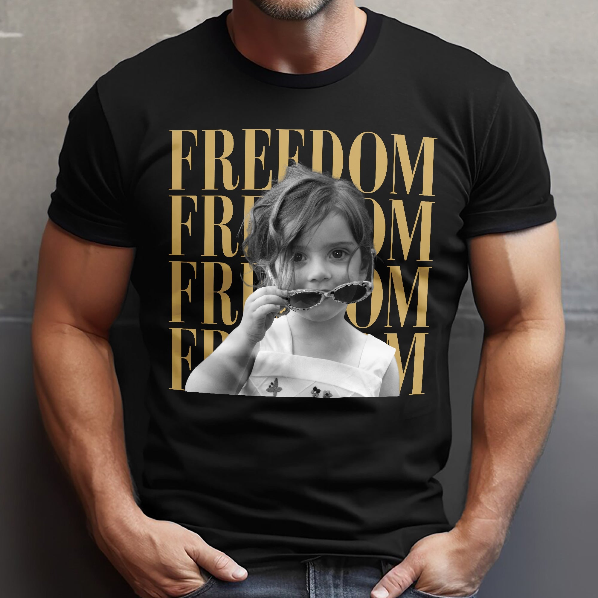 Custom Photo Vintage Comfort Shirt 250th Birthday Gift for Dad Comfort Shirt Back GradoCreations