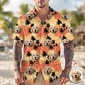 Personalized Hawaiian Shirt with Dog Face Custom Gift for Dog Dad HN590 - AOP Hawai Shirt GradoCreations