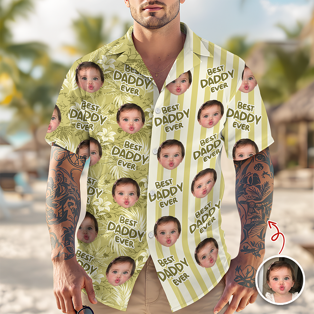 Personalized Tropical Beach Shirt Gift for Dad Father's Day HN590 - AOP Hawai Shirt GradoCreations