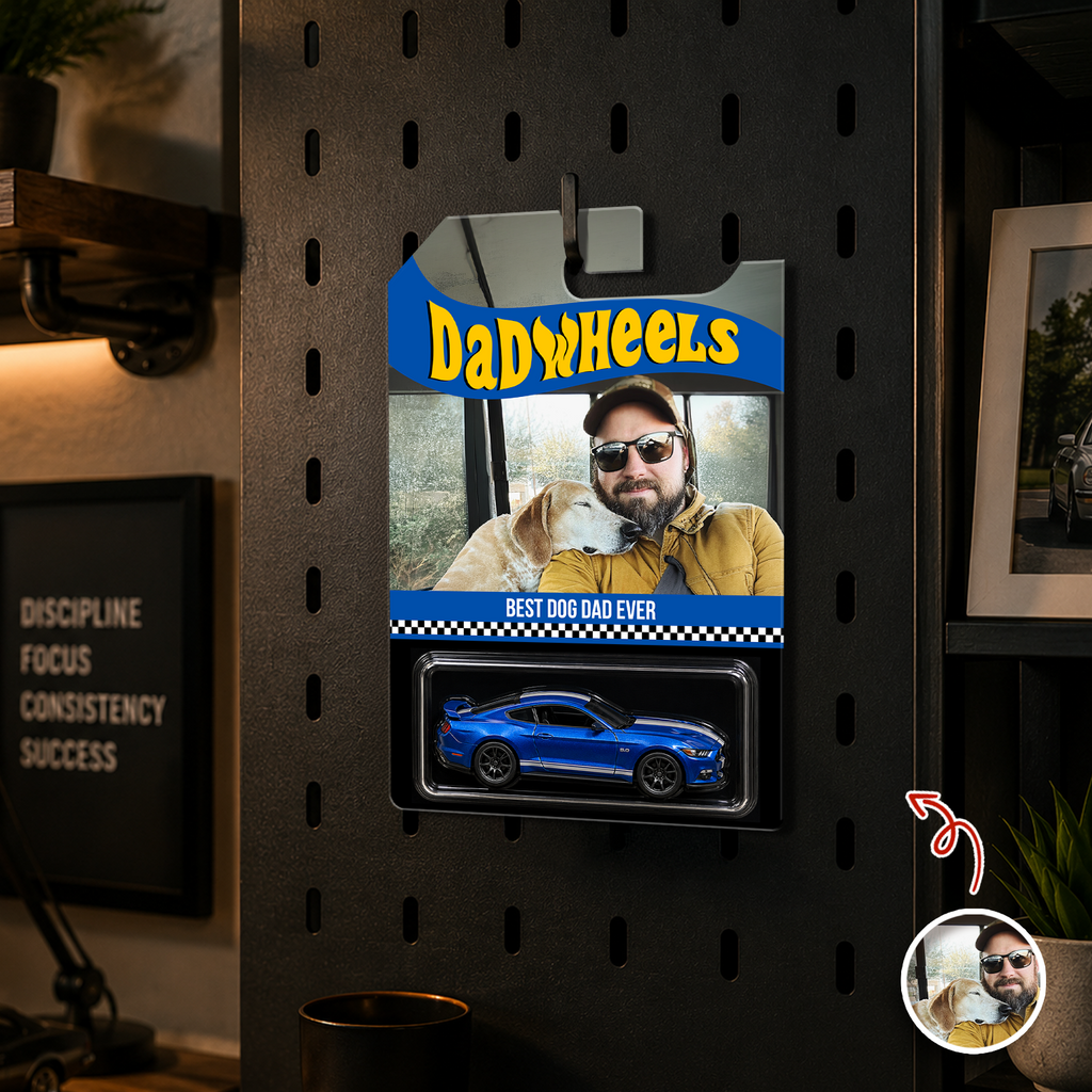 Personalized Photo Hot Wheels Dog Dad Gift Custom Design HN590 - Hot Wheels GradoCreations