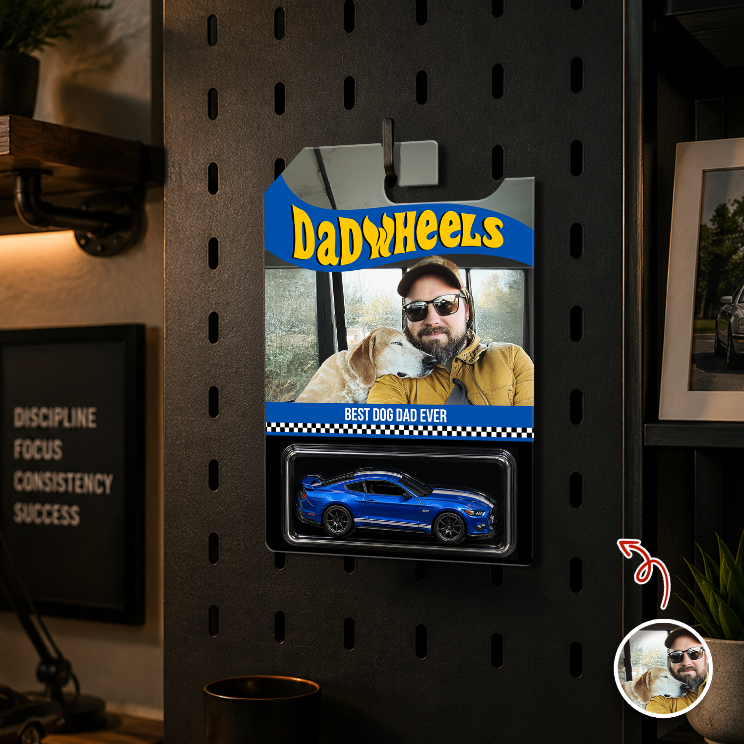 Personalized Photo Hot Wheels Dog Dad Gift Custom Design HN590 - Hot Wheels GradoCreations