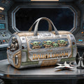 Personalized Galactic Tracker Duffle Bag Gift for Dad Quilted Duffle Bag GradoCreations