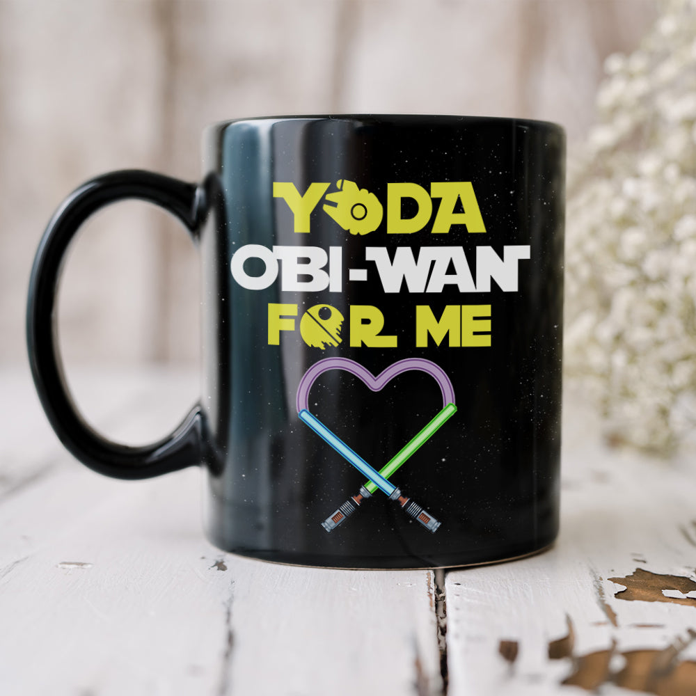 Personalized Yoda Obi-Wan Mug Custom Couple Gift for Anniversary