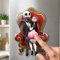 Personalized Funny Acrylic Fridge Magnet for Couples - Custom Name Gift