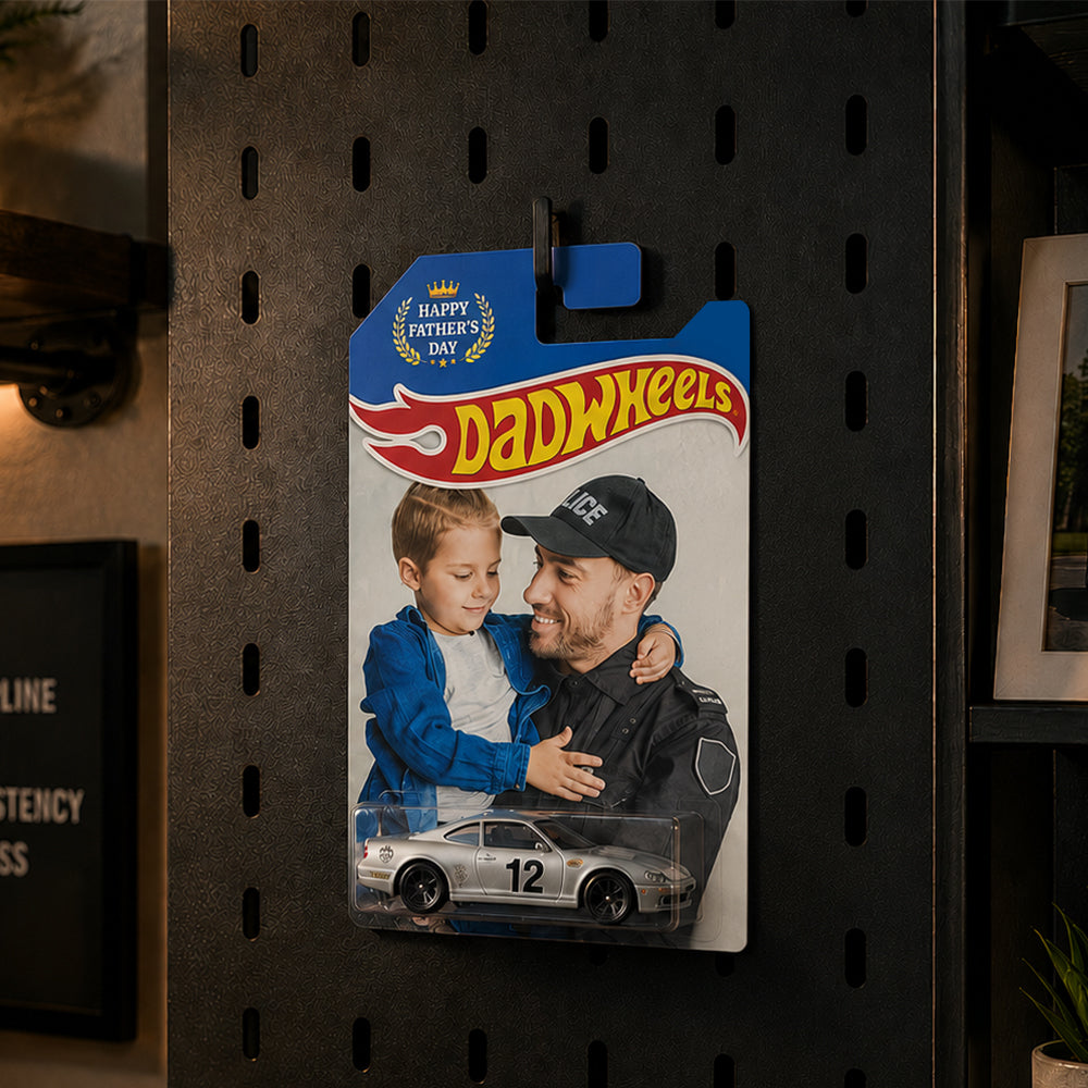 Personalized Hot Wheels Photo Packaging for Dad Gift HN590 - Hot Wheels GradoCreations