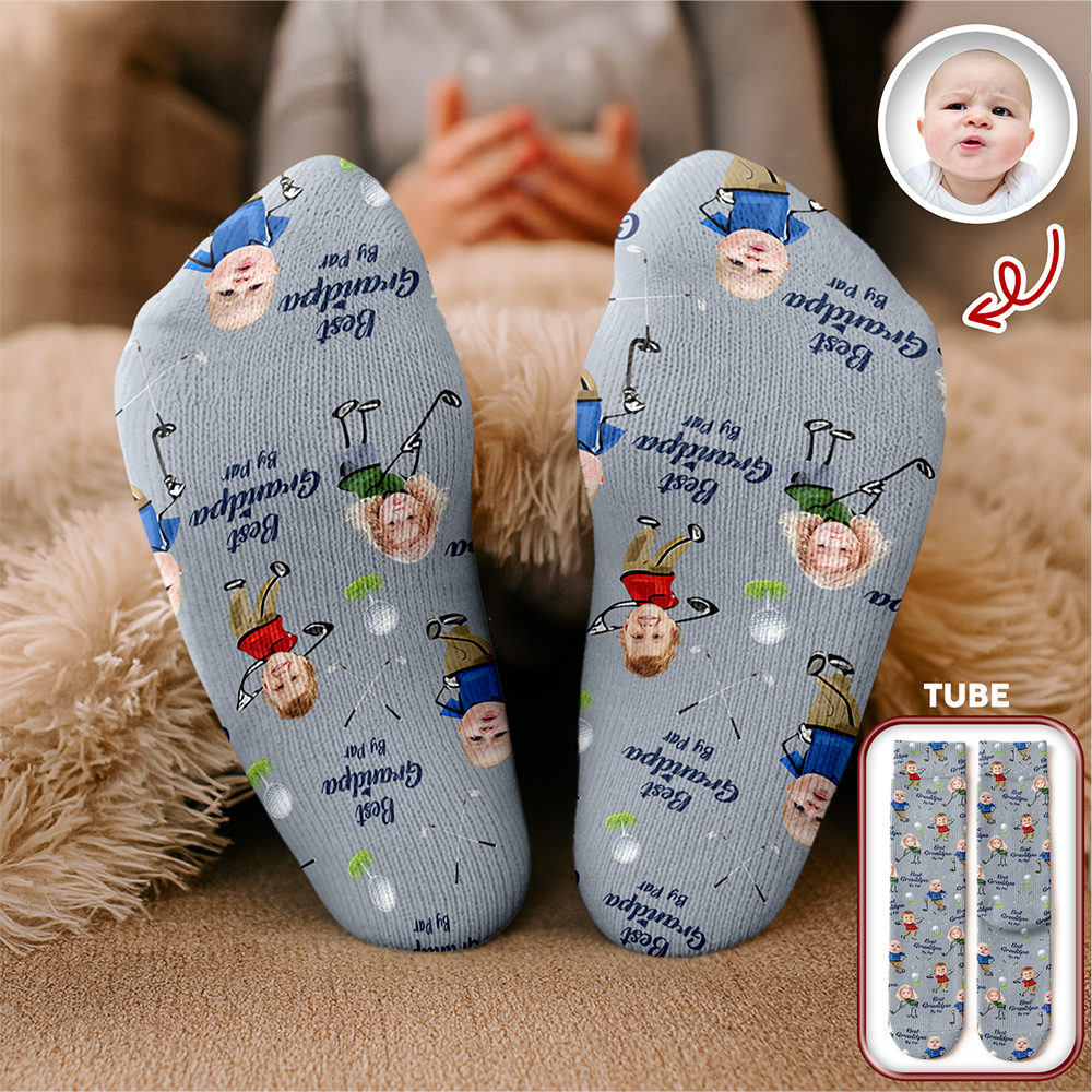 Personalized Photo Socks Best Dad By Par Gift for Dad HN590 - Socks GradoCreations