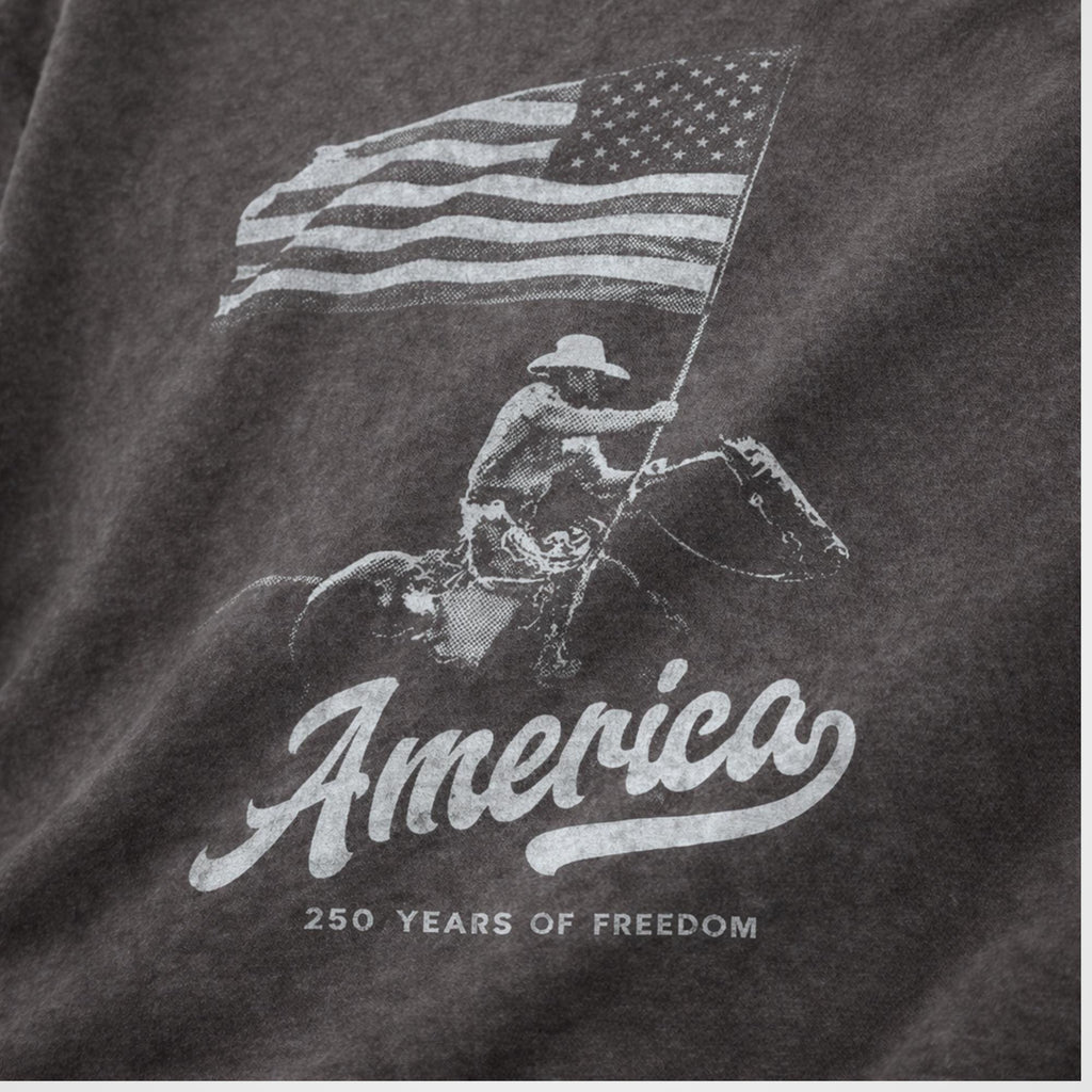 Personalized 250 Years of Freedom Independence Day Shirt Gift for Cowboy Comfort Shirt FIX GradoCreations