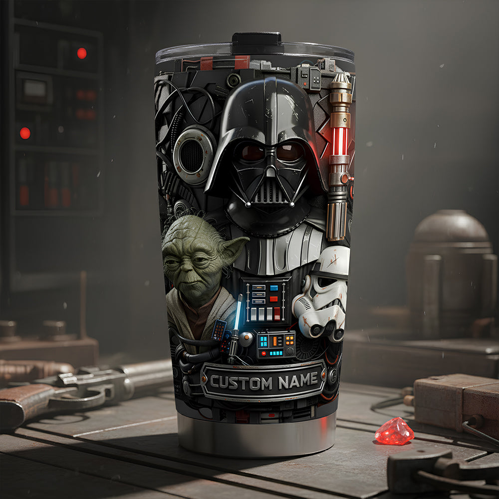 Personalized Star Wars Tumbler Custom Name Gift for Movie Fans