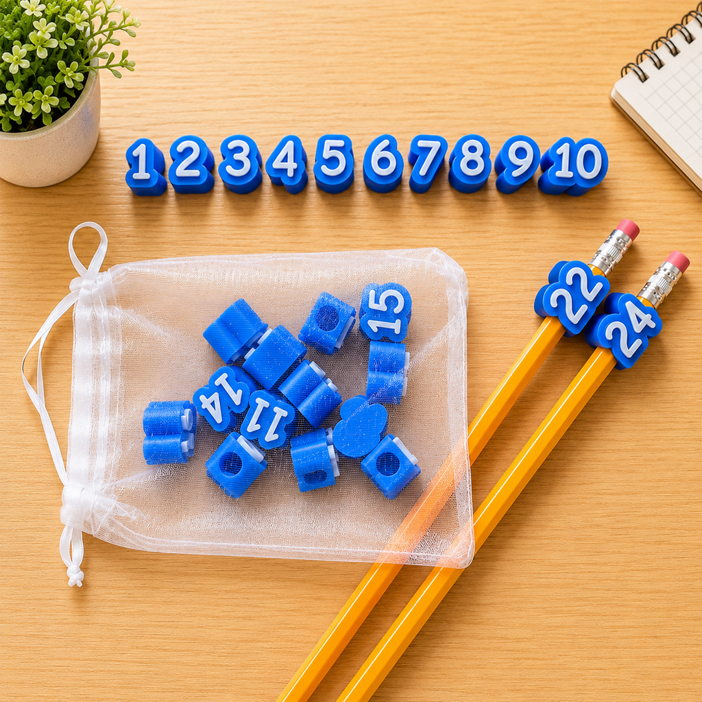 Personalized Pencil Toppers Custom Name Back to School Gifts HN590 - Pencil Topper BCF fix GradoCreations
