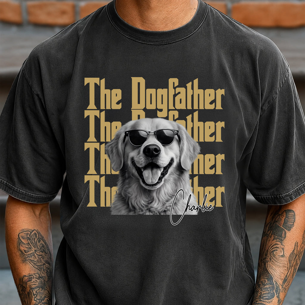 Personalized Vintage Photo Comfort Shirt for Dog Cat Lovers Comfort Shirt GradoCreations