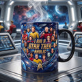 Personalized Cosmic Space Mug I Am A Star Trek Aholic Gift for Movie Fans Mug GradoCreations