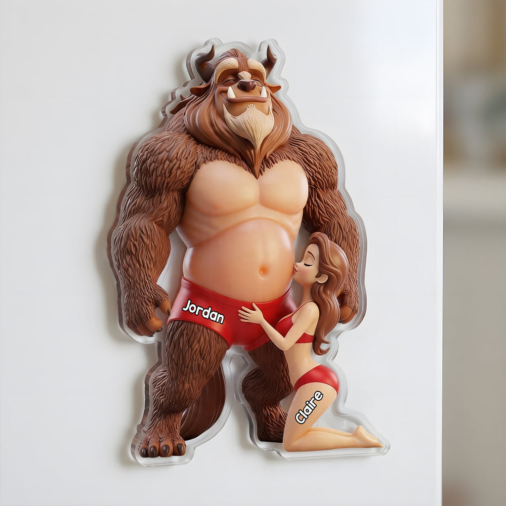 Personalized Funny Acrylic Fridge Magnet for Couples Gift