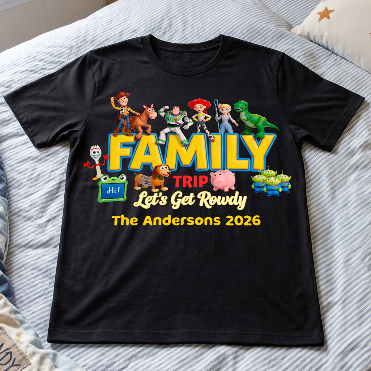 Personalized Family Trip Shirt Custom Names Travel Gift