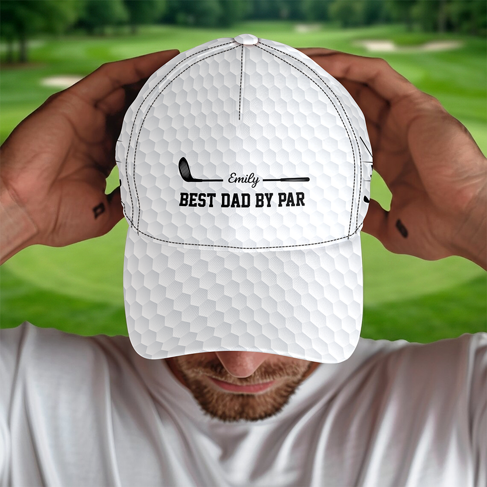 Personalized Golf Cap for Dad Custom Name Gift Idea HN590 - AOP Cap GradoCreations
