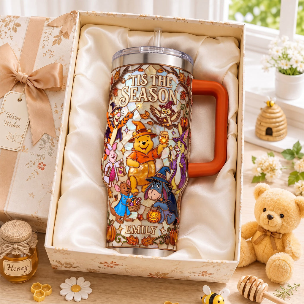 Personalized Tumbler with Handle - 40oz Movie Gift for Fall Tumbler GradoCreations