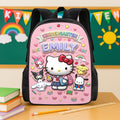 Personalized Hello Kitty Backpack Custom Name Gift for Girls School Backpack GradoCreations