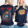 Personalized Super Mom Comic Shirt for Mom | Custom Gift Cotton Apparel GradoCreations