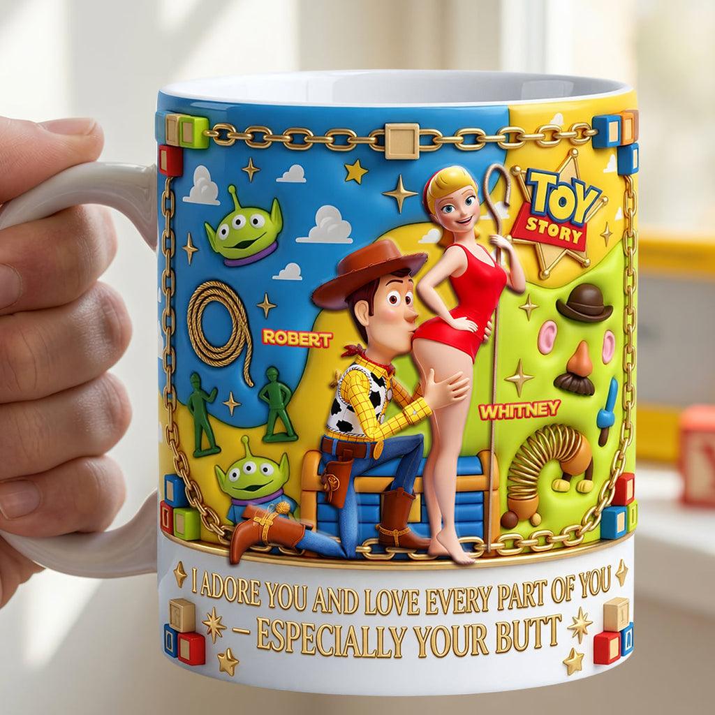 Personalized Toy Story Mug Custom Name Gift for Couple