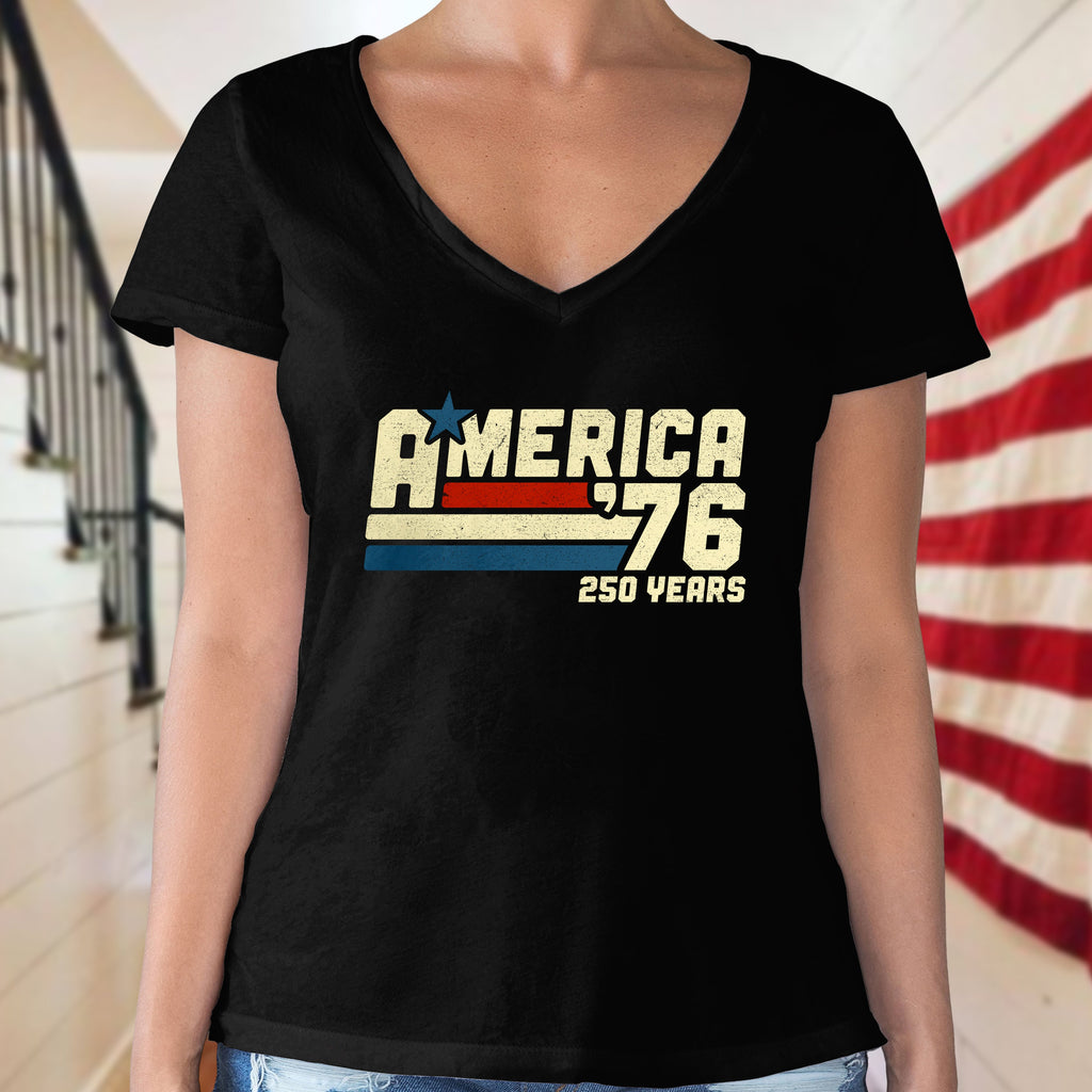 Patriotic 250 Years Vintage T-Shirt Custom Name Gift HN590 - Tshirt GradoCreations