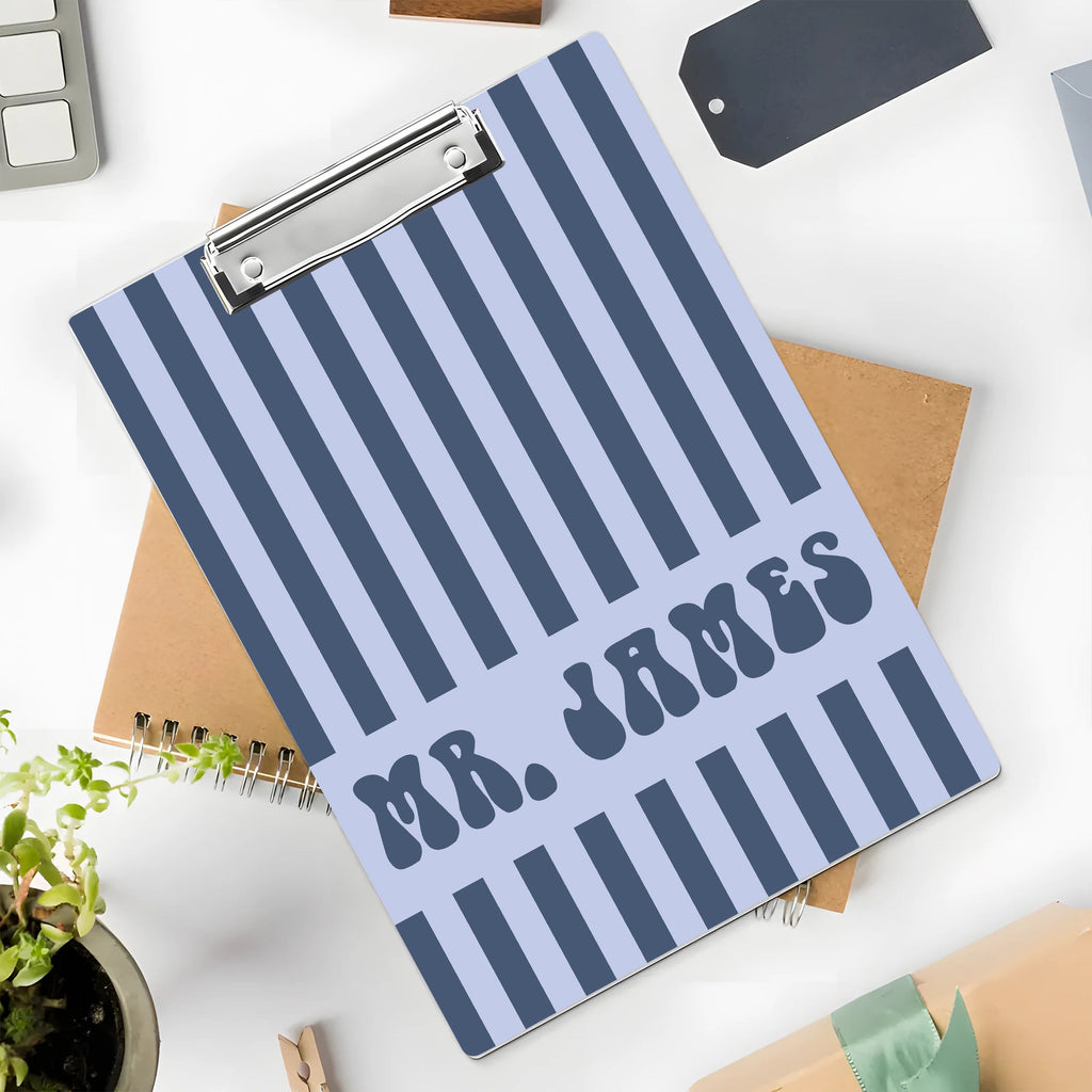 Personalized Teacher Clipboard Custom Name Gift for Educators HN590- Teacher Clipboard GradoCreations