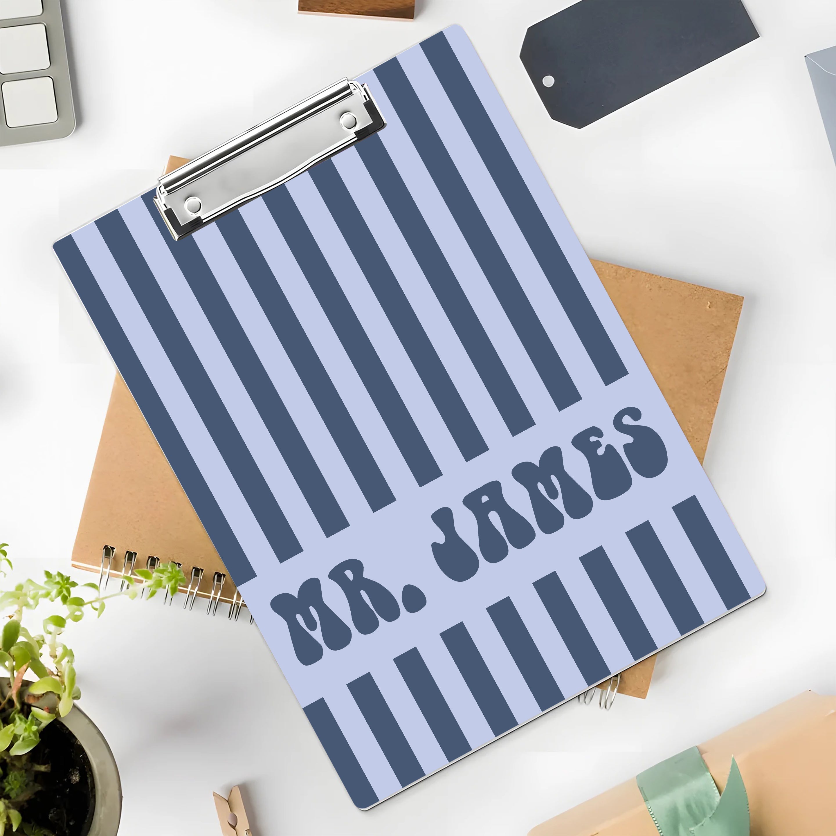 Personalized Teacher Clipboard Custom Name Gift for Educators HN590- Teacher Clipboard GradoCreations