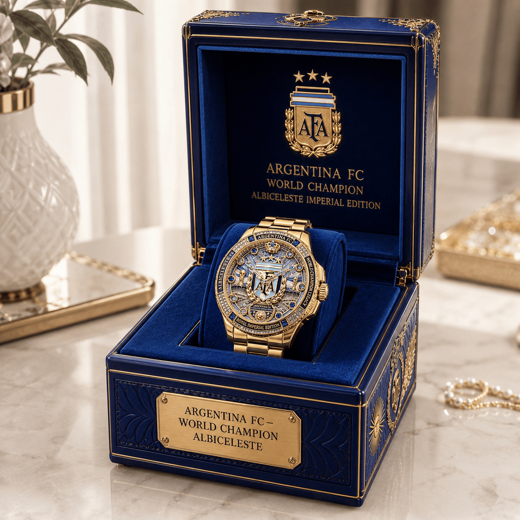 Argentina Soccer Championship Watch Gift for Sports Lovers - Customizable