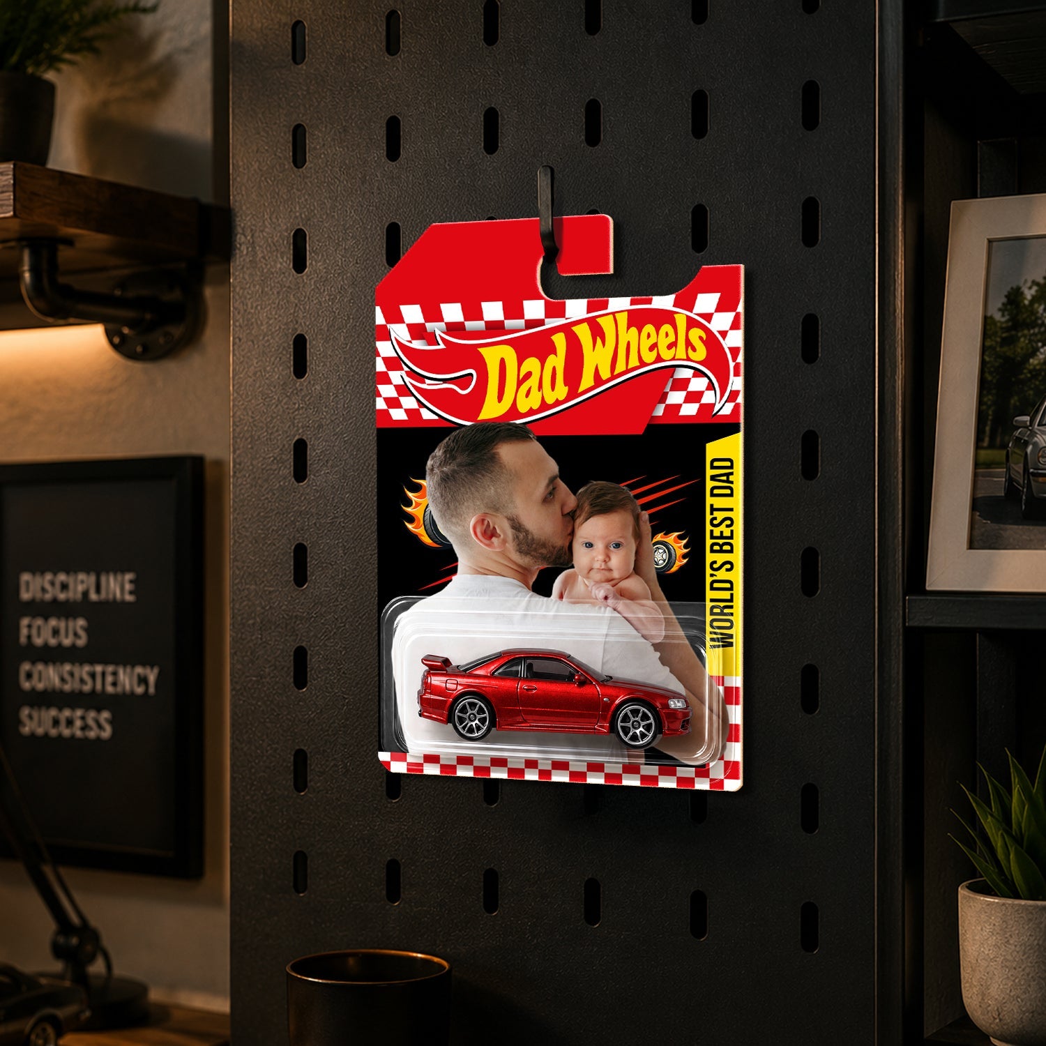 Personalized Photo Hot Wheels Gift for Dad Father's Day HN590 - Hot Wheels GradoCreations