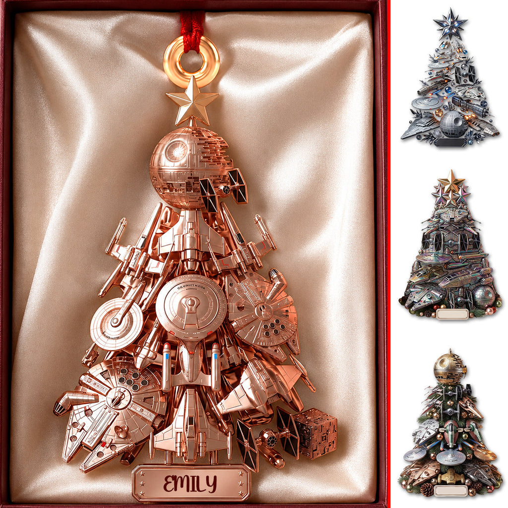 Personalized Acrylic Ornament Galaxy Warrior for Space Lovers Ornament GradoCreations
