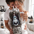 Personalized Tumbler with Handle Unique Halloween Gift for Couples Tumbler GradoCreations