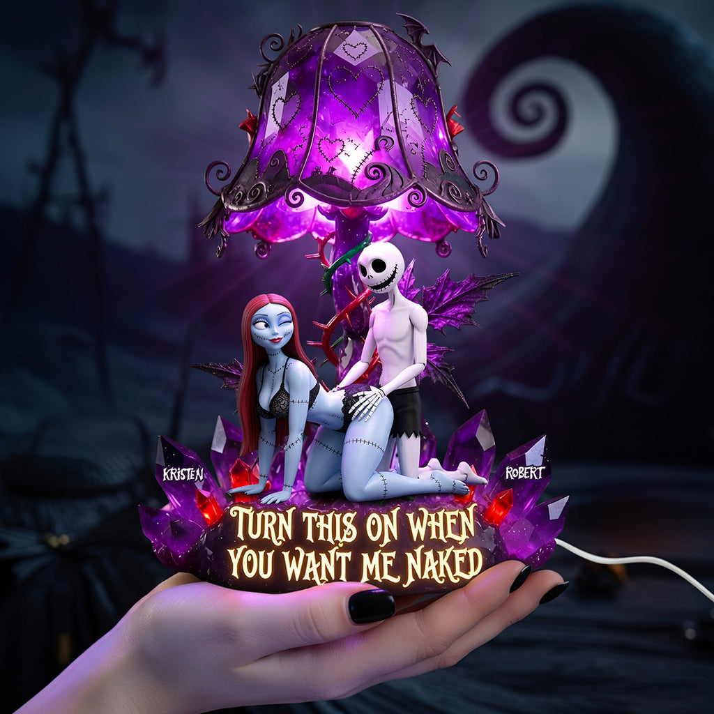 Personalized Spooky Acrylic Light Box Unique Couple Gift