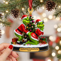 Personalized Funny Grinch Acrylic Ornament Gift for Couples Ornament GradoCreations