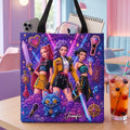 Personalized Fantasy Girl Tote Bag Custom Name Gift for Her Tote Bag GradoCreations