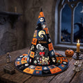 Personalized Quilted Witch Hat Custom Name Gift for Halloween Quilt Witch Hat GradoCreations