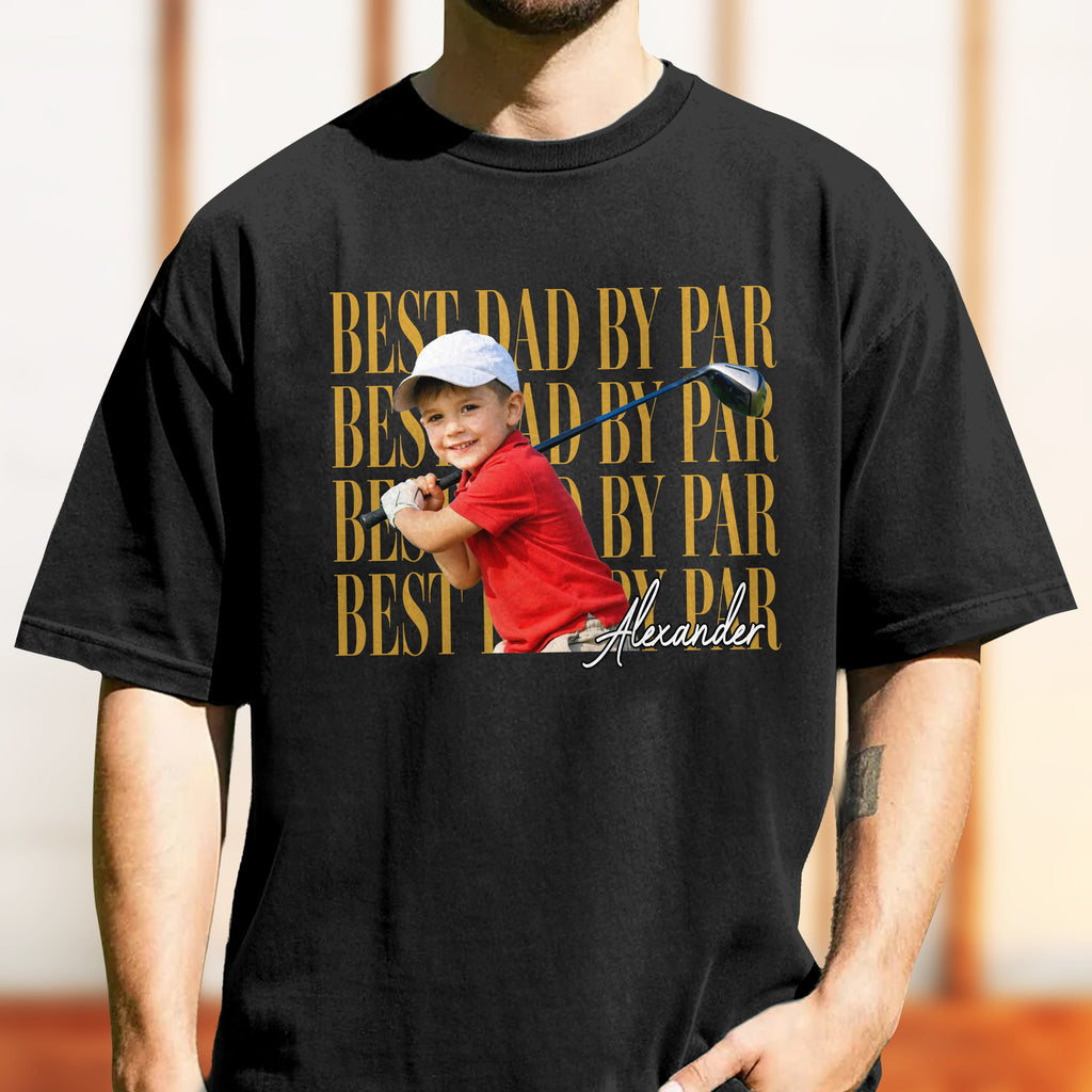 Personalized Comfort Shirt Custom Photo Gift for Dad Golf Lover Comfort Shirt GradoCreations