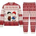 Personalized Merry Christmas Pajamas Set for Couples - Unique Gift for Anniversary