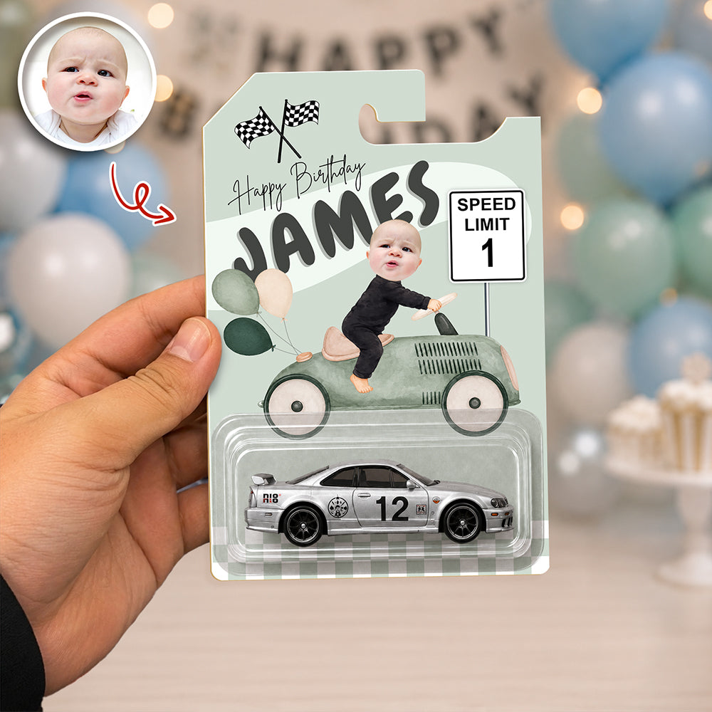 Personalized Hot Wheels Car Gift with Custom Photo for Kids HN590 - Hot Wheels GradoCreations
