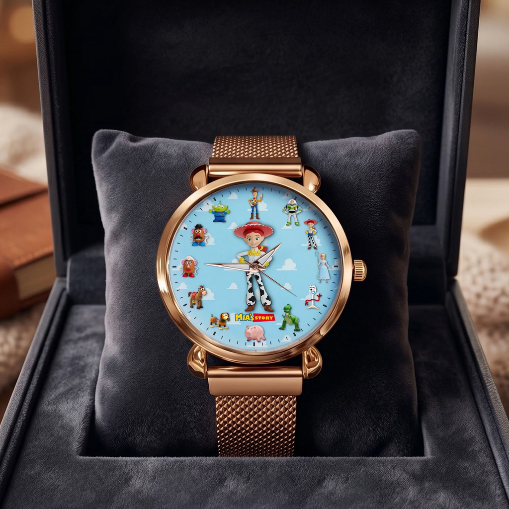 Personalized Women’s Cartoon Character Hand Watch Gift for Movie Fans