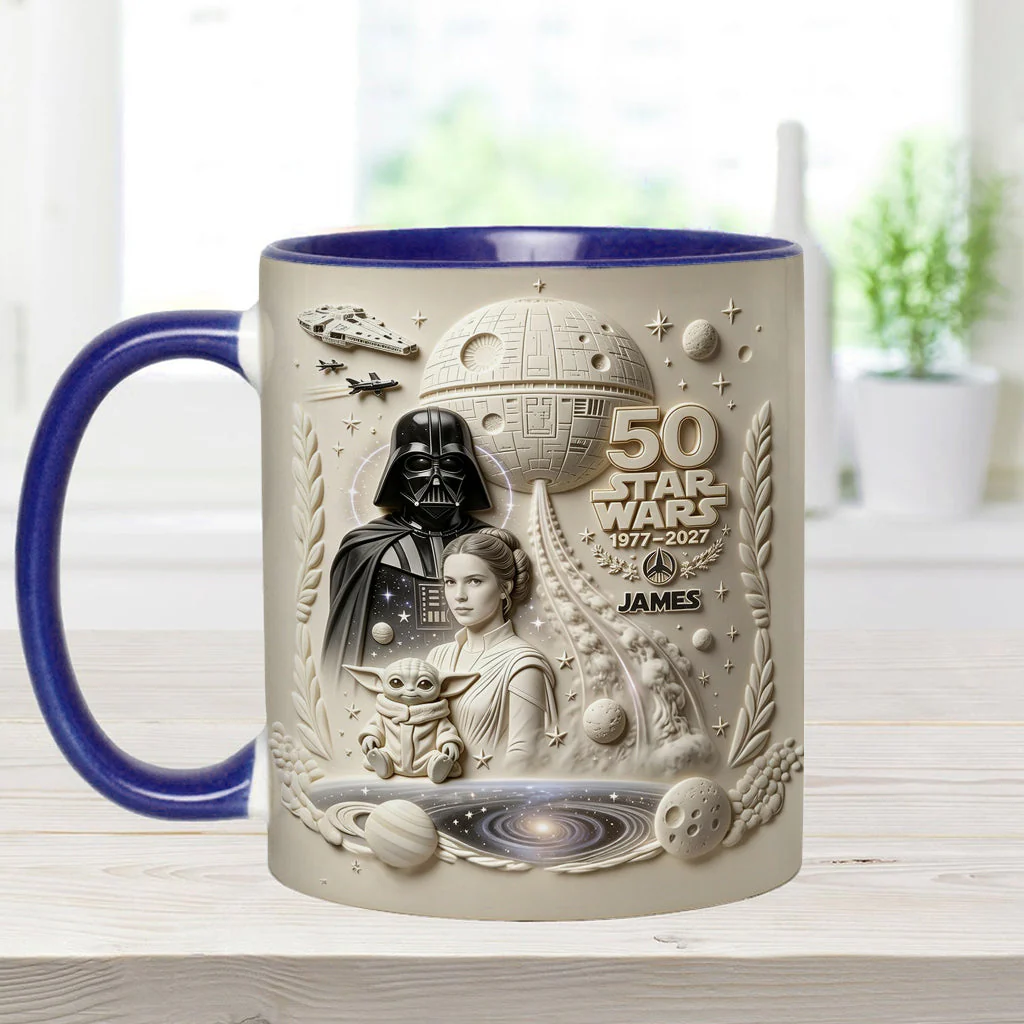 Personalized Star Wars 50th Anniversary Mug for Movie Fans Mug GradoCreations