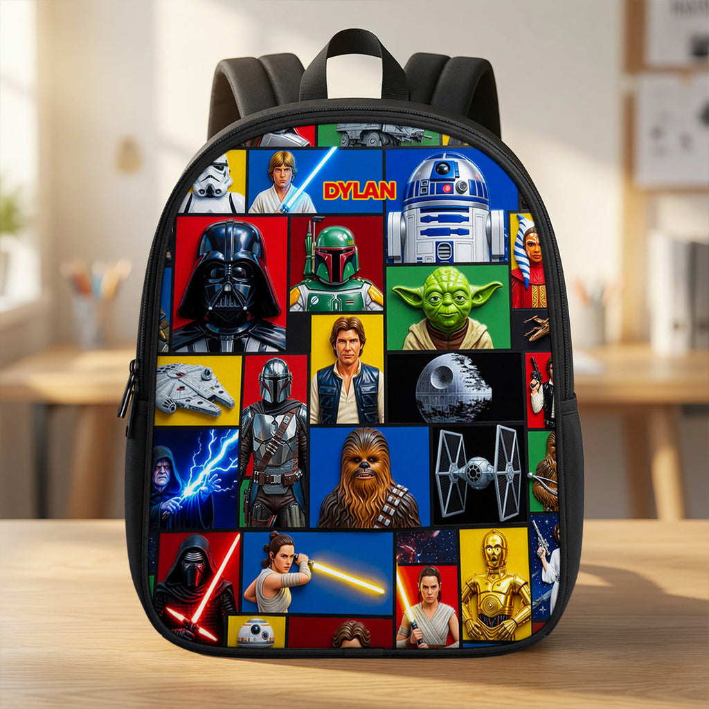 Personalized Star Wars Backpack for Kids with Name | Back to School Gift
