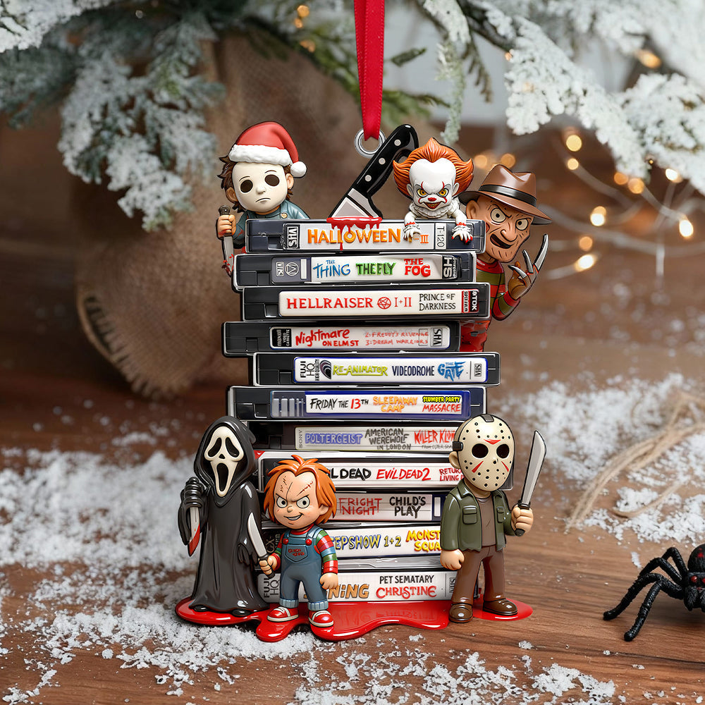 Personalized Horror Collection Acrylic Ornament Gift for Christmas Ornament GradoCreations