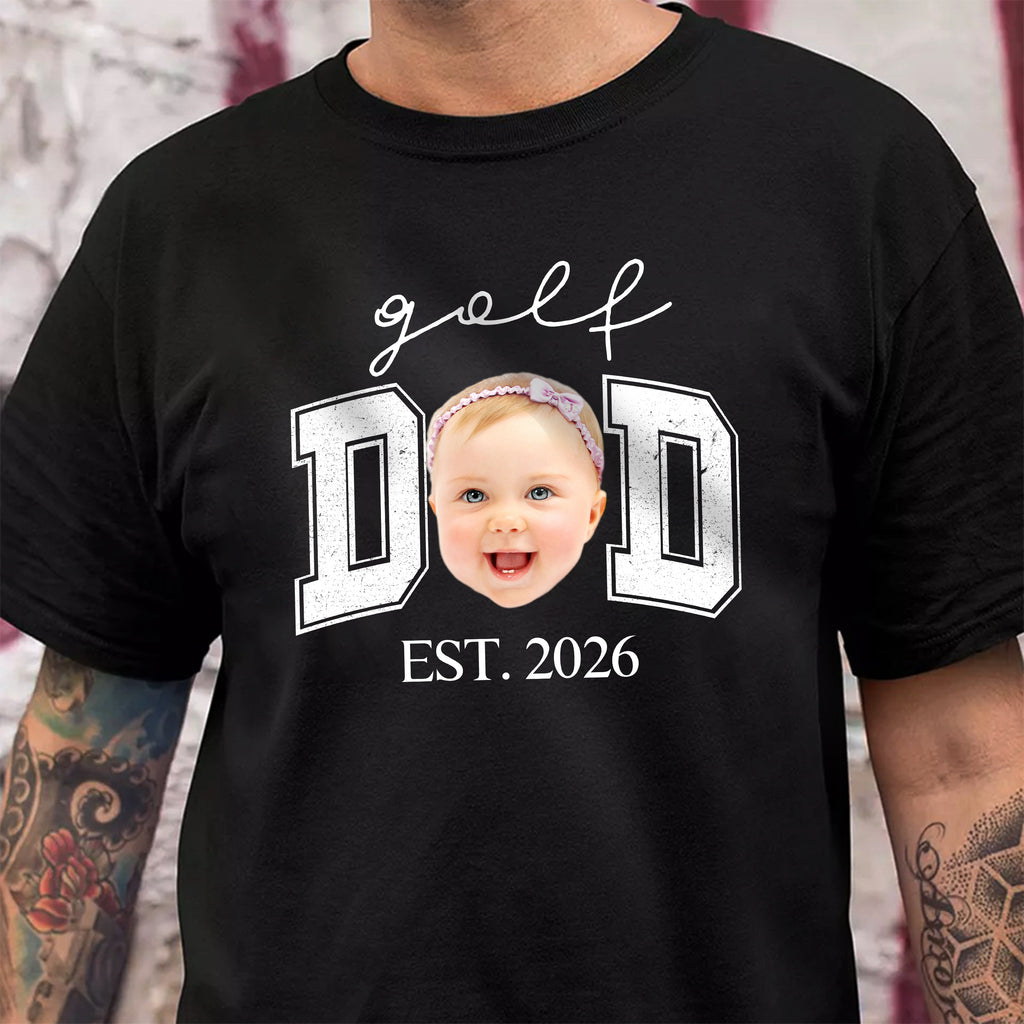 Personalized Photo T-Shirt Gift for Dad Father's Day Custom HN590 - Tshirt GradoCreations