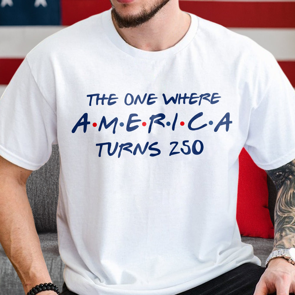 Personalized 4th of July Shirt Commemorating America's 250th Anniversary Gift Gearment Shirt GradoCreations