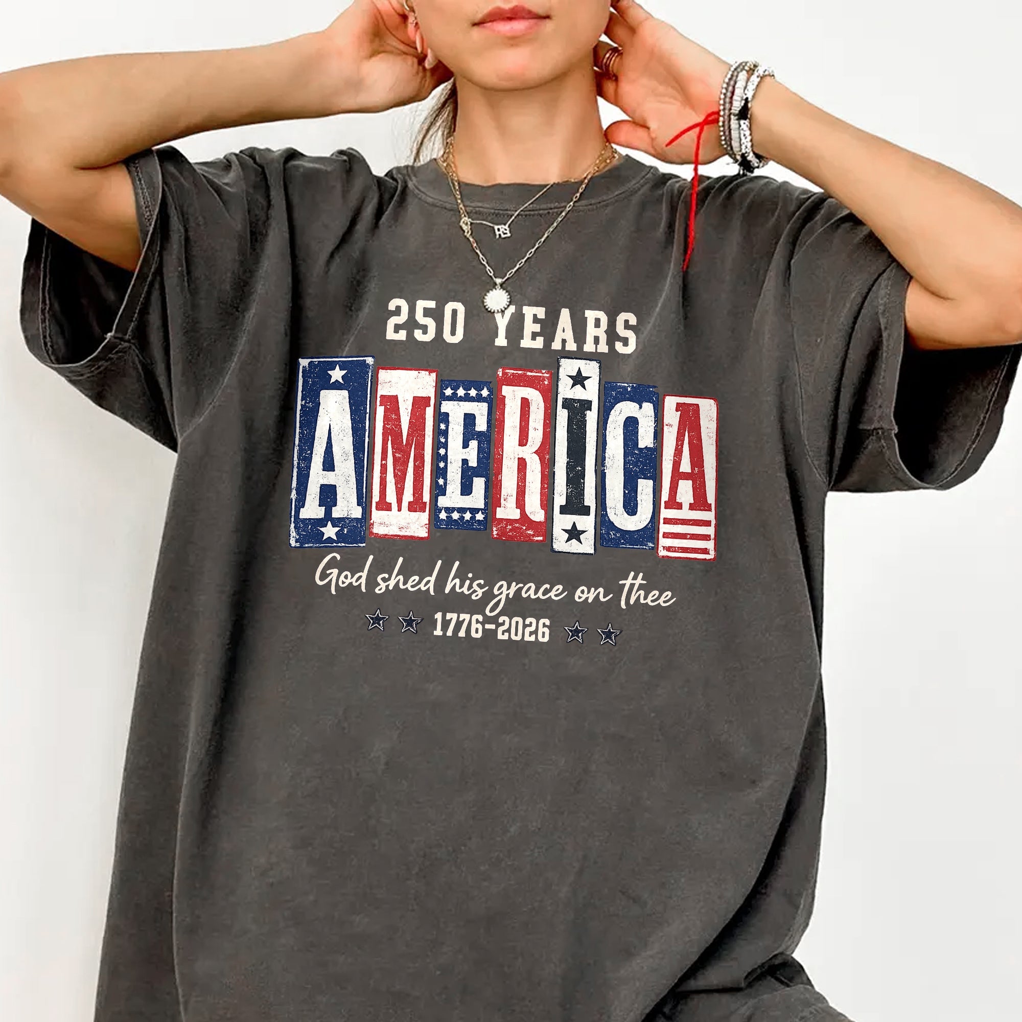 Personalized 250 Years America Comfort Shirt Gift for Grandpa Comfort Shirt GradoCreations