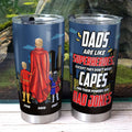 Personalized Stainless Steel Tumbler Superhero Dad Gift for Father's Day